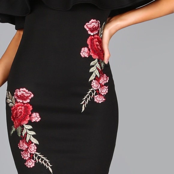 2X HP!! 🔥🔥Date night FAB! Black OS dress - Picture 5 of 6